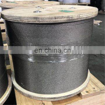 304 316 7x7 7x19 stainless steel wire rope price