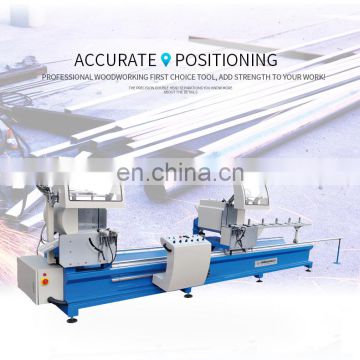 High quality digital display double head precision cutting saw for window aluminum cutting machine