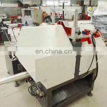 UPVC Windows Making Machine / PVC Profile Double Mitre Sawing