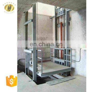 7LSJD Shandong SevenLift elevator hydraulic electric guide rail vertical platform travel lift manufacturers