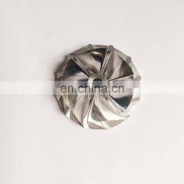 TA31 46.41/60.25mm 409096-0013 6+6 blades turbo milling/aluminum 2618/billet compressor wheel