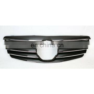 5 Fin Front Hood Black Chrome Grille 03-06 for Mercedes E Class W211