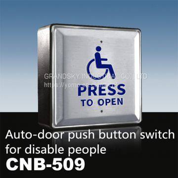 Auto-door push button switch for disable people,  Special Switch for the disabled