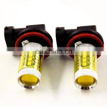 2X H8 H11 High Power 80W 2323 LED 3000k Yellow Fog Driving Lights