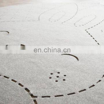 Soft Polyester Felt Kid Playmat and Kids Room Rug With Size Made to Order photo-3