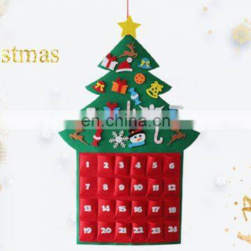 Home Use Felt Snowman Christmas Advent Calender photo-5