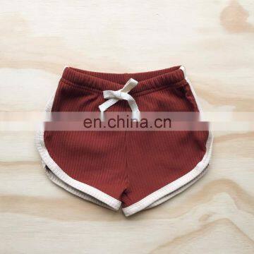 Wholesale Factory Direct Onesie New Summer Baby Boys Girls Ribbed Shorts photo-4