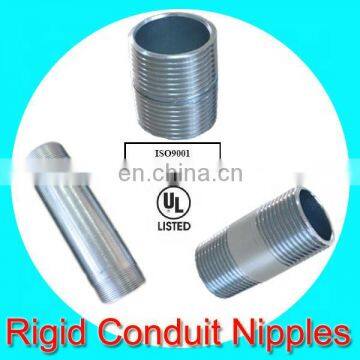 Galvanized Electrical Rigid Conduit Nipple Pipe Fittings With Smooth Welded Seam of Low Price Ul6 Standard photo-3