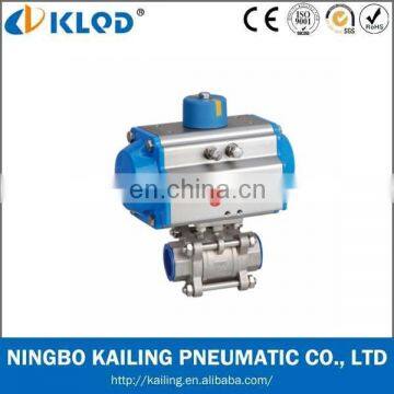 3 PCS Pneumatic Actuator Ball Valve With High Quality