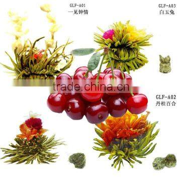 Cherry Flavor Blooming Tea,Fruit Flavor Flower Tea