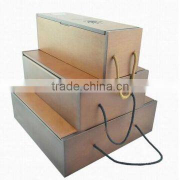 Various Blank Wooden Wine Presentation Packaging Box