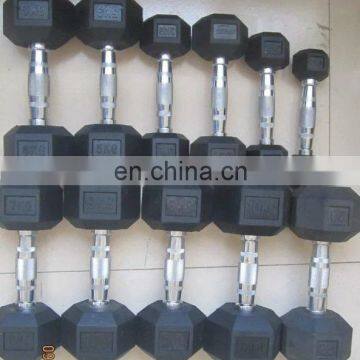 Fixed Rubber Hex Dumbbell Set 1KG-50kg Gym Dumbbells Set