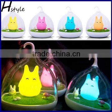 HOT Colorful Hand-Held Design Touch Sensor Vibration Birdcage Lamp Bird Kids Night Light SNL088