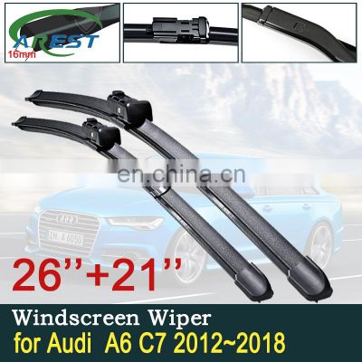 for Audi A6 C7 2012~2018 4G Car Wiper Blades Front Windscreen Windshield Wipers Car Accessories 2013 2014 2015 2016 2017