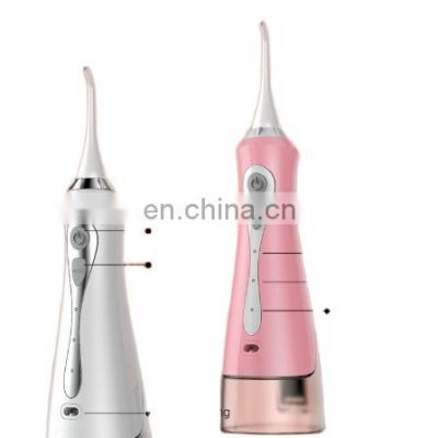 Hot Selling Model 1800mAh Battery Rechargeable Portable Water Flosser Cordless Oral Irrigator With Single Weight 295g