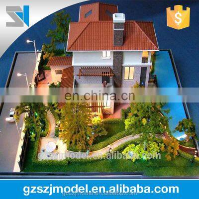 Led lighting 3D architectural model making ,architecture maquette for villa