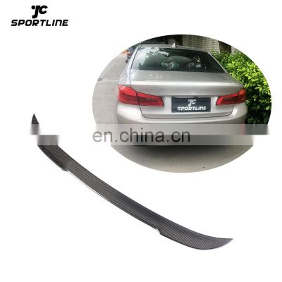 JCSPORTLINE G30 M5 Carbon Wing Spoiler for BMW 520i 530e 530i 540i 550i M5 M5 550i 2017-2019 Sport Line Sedan 4-Door