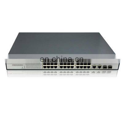 48 port poe switch 10/100M with 2 1000M RJ45 Uplink port  IEEE802.3 af/at compliant Total 800W