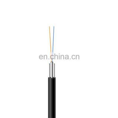 Outdoor FTTH Flat Drop Cable Single Mode Lszh Fiber Optical Drop Cable 1 core