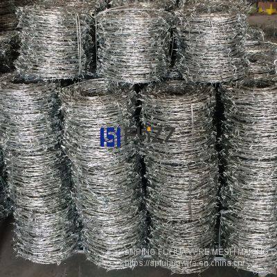 Hot Dipped Galvanized Double Strand Carbon Steel Barbed Wire photo-2