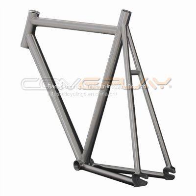 COMEPLAY wholesale factory direct Titanium Fixed Gear Road Frame Fixie Singlespeed Frame