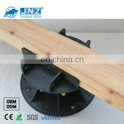 JNZ adjustable plastic beam support system for wpc decking