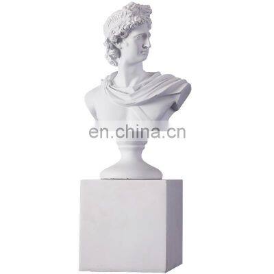 European Style Apollo Plaster Sculpture Resin Handicrafts Placed Figures