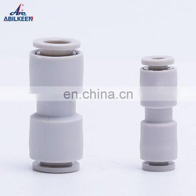 New Original PU Series Straight White Plastic Stronger Material Pneumatic Couplings Quick Connect PU Pneumatic Fitting photo-4