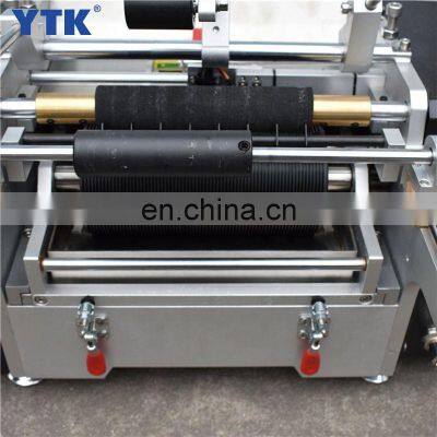 Hot Sell Semi Automatic Composite Paper Tube Honey Jar Beer Wine Bottle Sticker Cold Wet Glue Labeling Machine photo-3