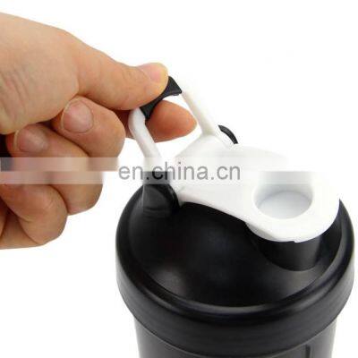 2020 BPA Free Plastic Protein Shaker Bottle With Storage photo-5