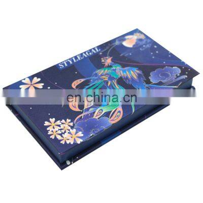 Custom Logo 7 Colors Cosmetic Palette Eyeshadow Case Paper Matte Private Label High Pigmented Base With Mirror