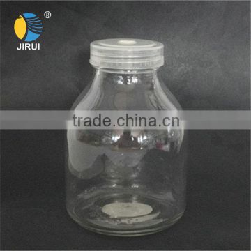 600ml tissue culture plant glass bottle with air hole cap