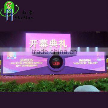 P6mm stage background rental small led screen