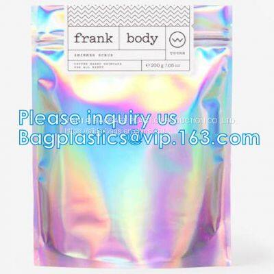 Recycled Eco Friendly Corn Starch Ziplock Stand Up Food Packaging 100% Compostable Biodegradable Plastic Pouch Bag photo-3