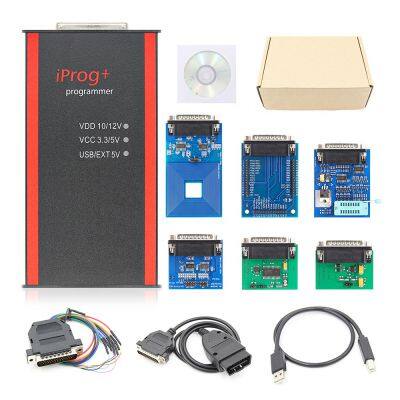 Top supplier Iprog+ Iprog Pro Programmer V86 Support IMMO Key Programmer Dashboard Reset SRS Reset ECU Programmer