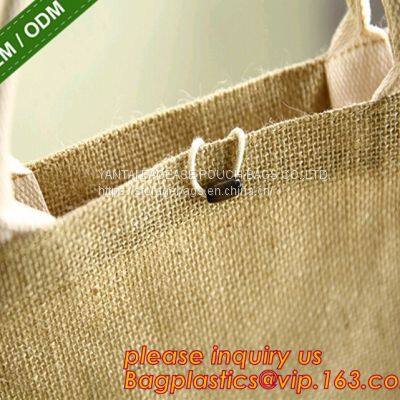 JUTE TONE BOX TOTE,CINCH BAGS,JUTE SHOPPING BAGS,JUTE GIFT BAGS,JUTE FABRIC CONFERENCE BAGS,LAUNDRY photo-3