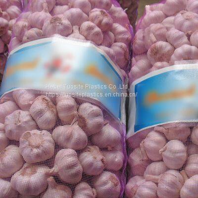 Cheap Price Factory Direct mesh bag HDPE Leno mono Garlic /turmeric Packing mesh sacks