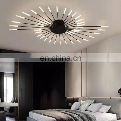 Modern Firework Ceiling Light LED Chandelier For Living Room Bedroom Home Indoor Ceiling Lamp