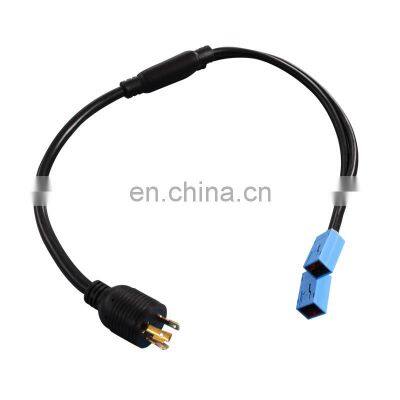 Nema L7-30P Male Plug With SJT 10AWG*3C Wire to 2*SA2-30 ANEN Power Connectors With SJT 12AWG*3C FT4 photo-2