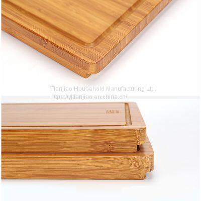 Wholesale Larger Bamboo Chopping Board With Juice Groove Have Hole Thick Kitchen Food Serivng Charcuterie Cutting Boards photo-4