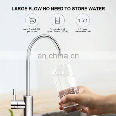 Система очистки воды с обратным осмосом для кухни, устанавливаемая под раковиной photo-2