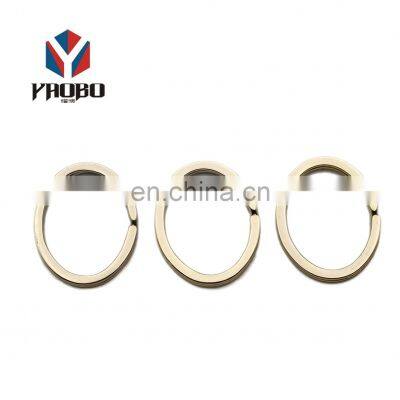 Quality Assuredc Keyring Metal Key chain Custom Oval Split Shape Ring For Locks