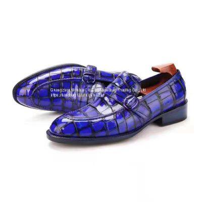 Goodyear Craft Imported Crocodile Leather Shoes 2022 Formal Dress Nile Crocodile Men's Leather Shoes Casual Suit Men's Wedding Shoes Men photo-3