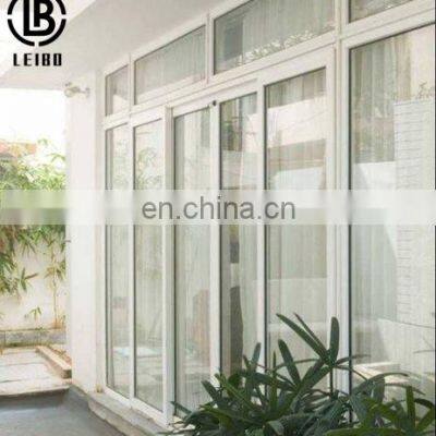 Conch Brand UPVC/PVC Profile Sliding Door with Tempered Laminated Glass