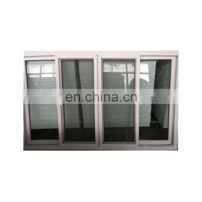 Modern interior decorative hurricane impact proof office sliding glass window Three-layer glass sliding window