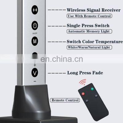 Lamp Architect Desk Lamp 12W Stepless Dimming Brightness Silver Black LED Multifunction Clamp Base Optional Table Lamp photo-2