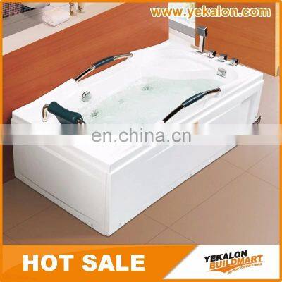 On Sale Good Design Acrylic Material Freestanding Corner Whirlpool Massage Bathtub Portable Bathtub For Adults photo-3