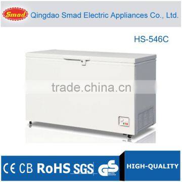 Single temperature Freezing Commercial Double top open door Chest freezer