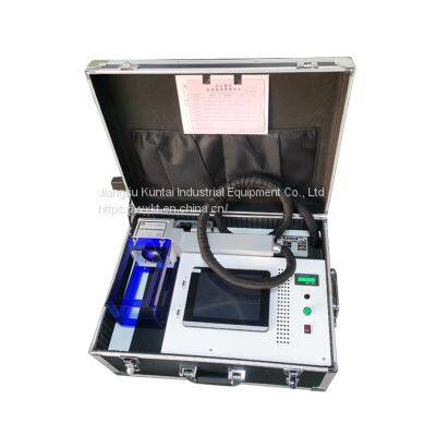 20W 30W 50W handheld small size portable fiber laser marking machine raycus laser source battery type