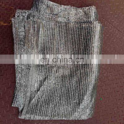 Sun Reflective Aluminum Shade Net Woven Fabric Silver Shade Mesh,Heat Control Aluminum Shade Cloth